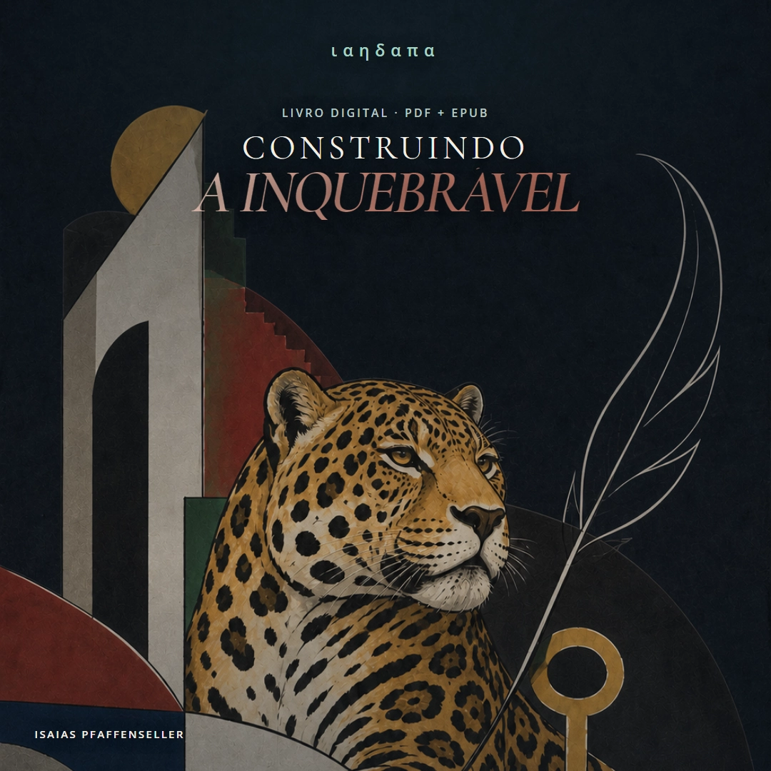 Composição editorial de Construindo a Inquebrável, de Isaias Pfaffenseller